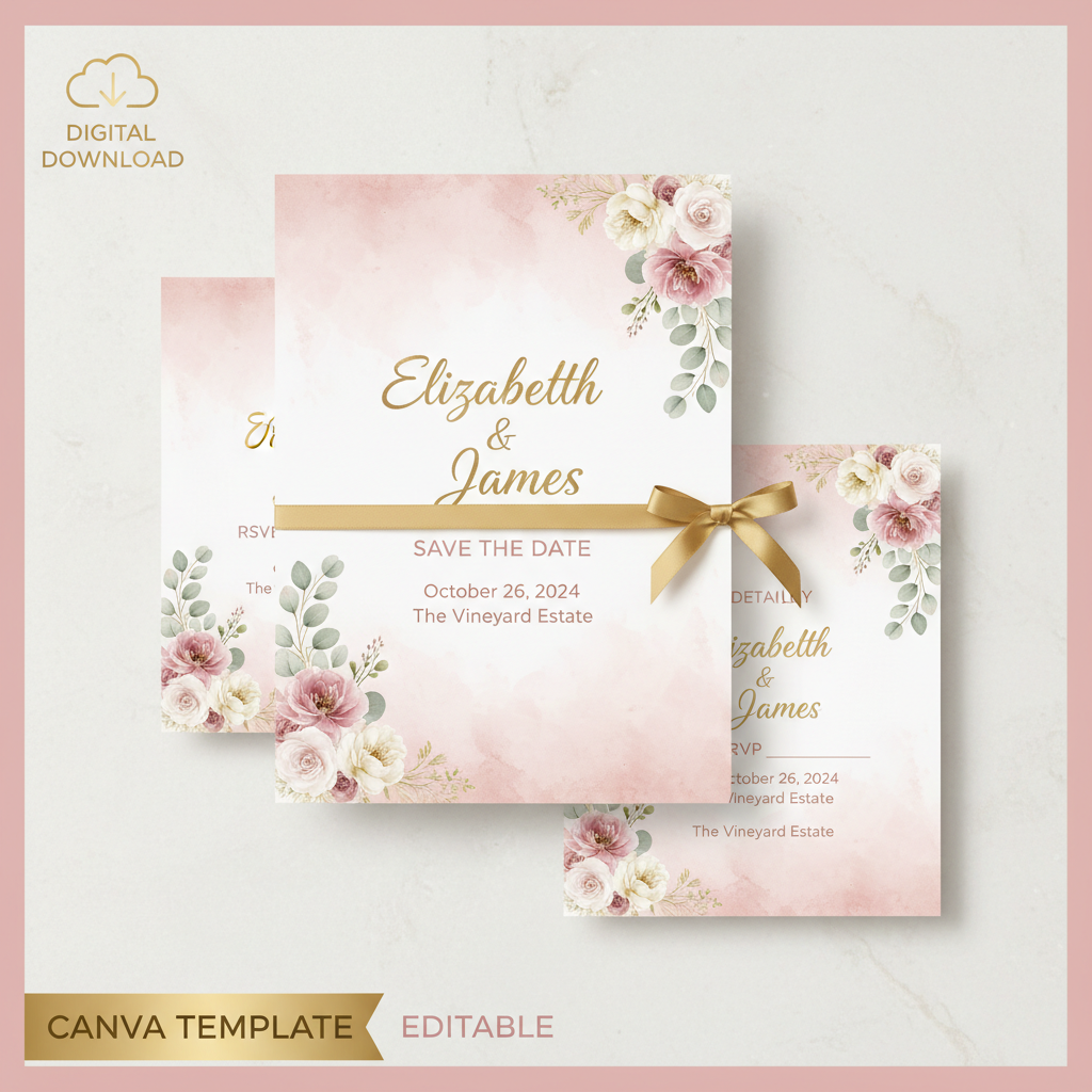Wedding Canva template product image